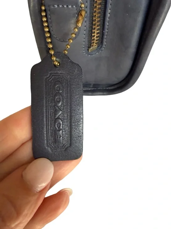 Vintage Coach Navy Kimball Crossbody Bag No. 0597-329 - Picture 7 of 11